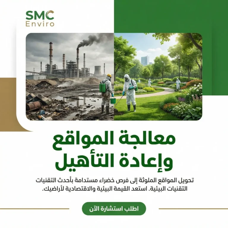 معالجة المواقع وإعادة التأهيل